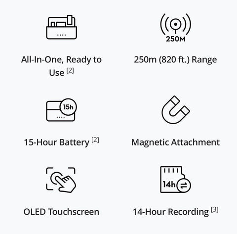 DJI Mic 2 (2 TX + 1 RX + Charging Case)